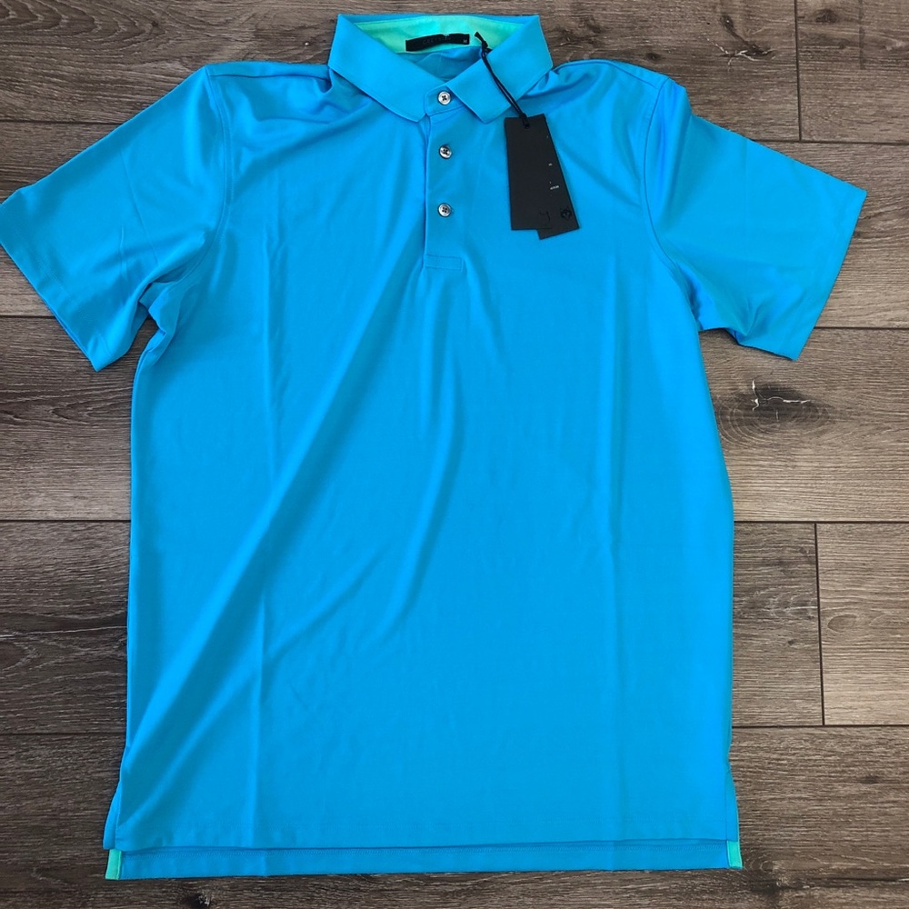 Greyson RLX Golf Katonah Blue Polo Golf Shirt